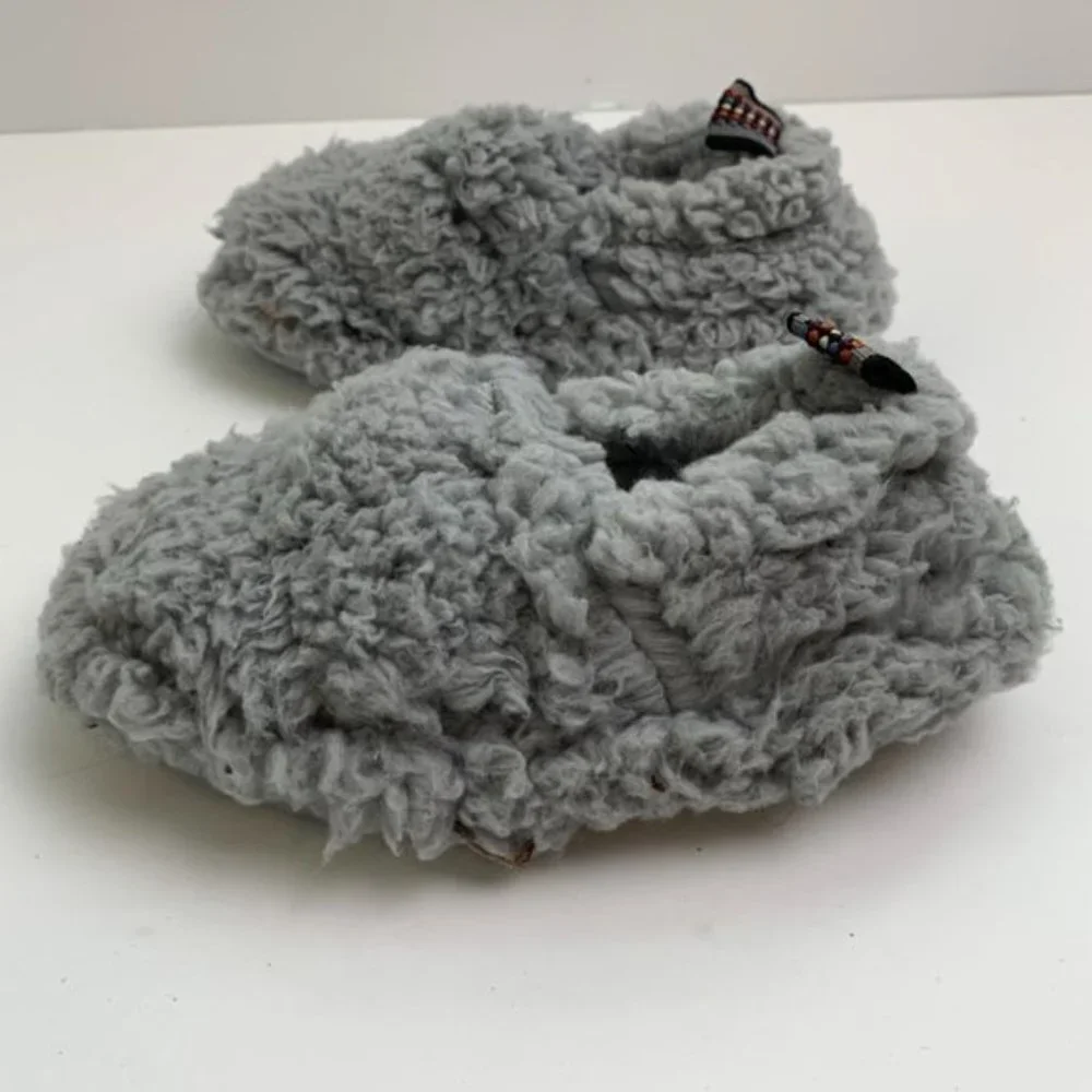 Dearfoams Sleet Skye Teddy Closed Back Slippers